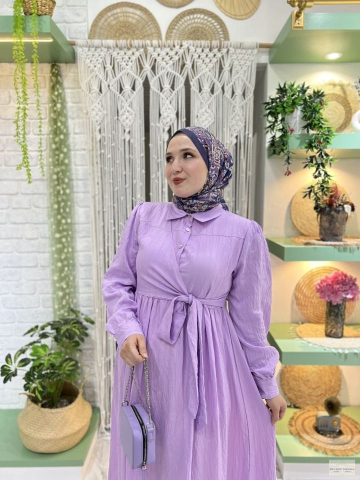 Ayla Lila Elbise