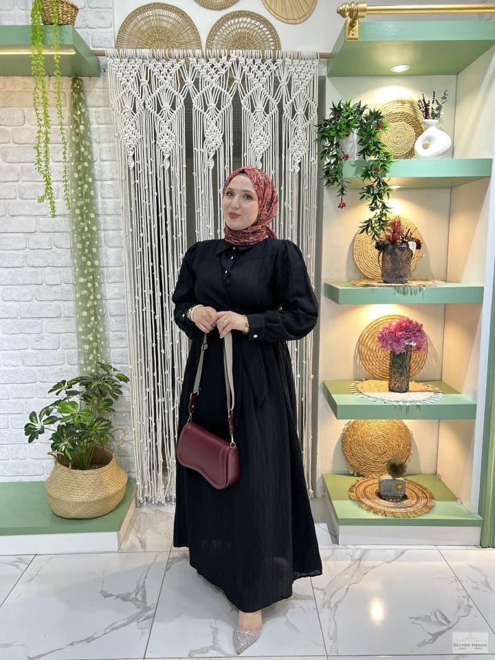 Ayla Siyah Elbise
