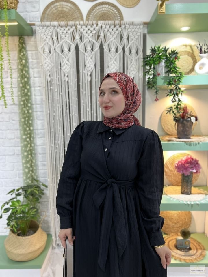 Ayla Siyah Elbise