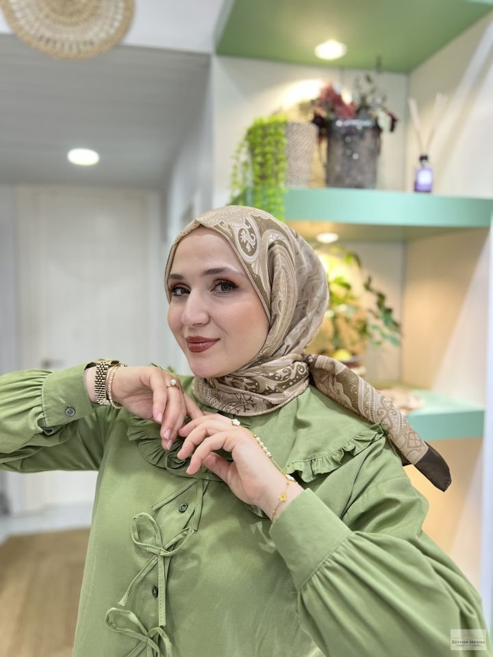 Etnik Gülfem Soft Pamuk Şal