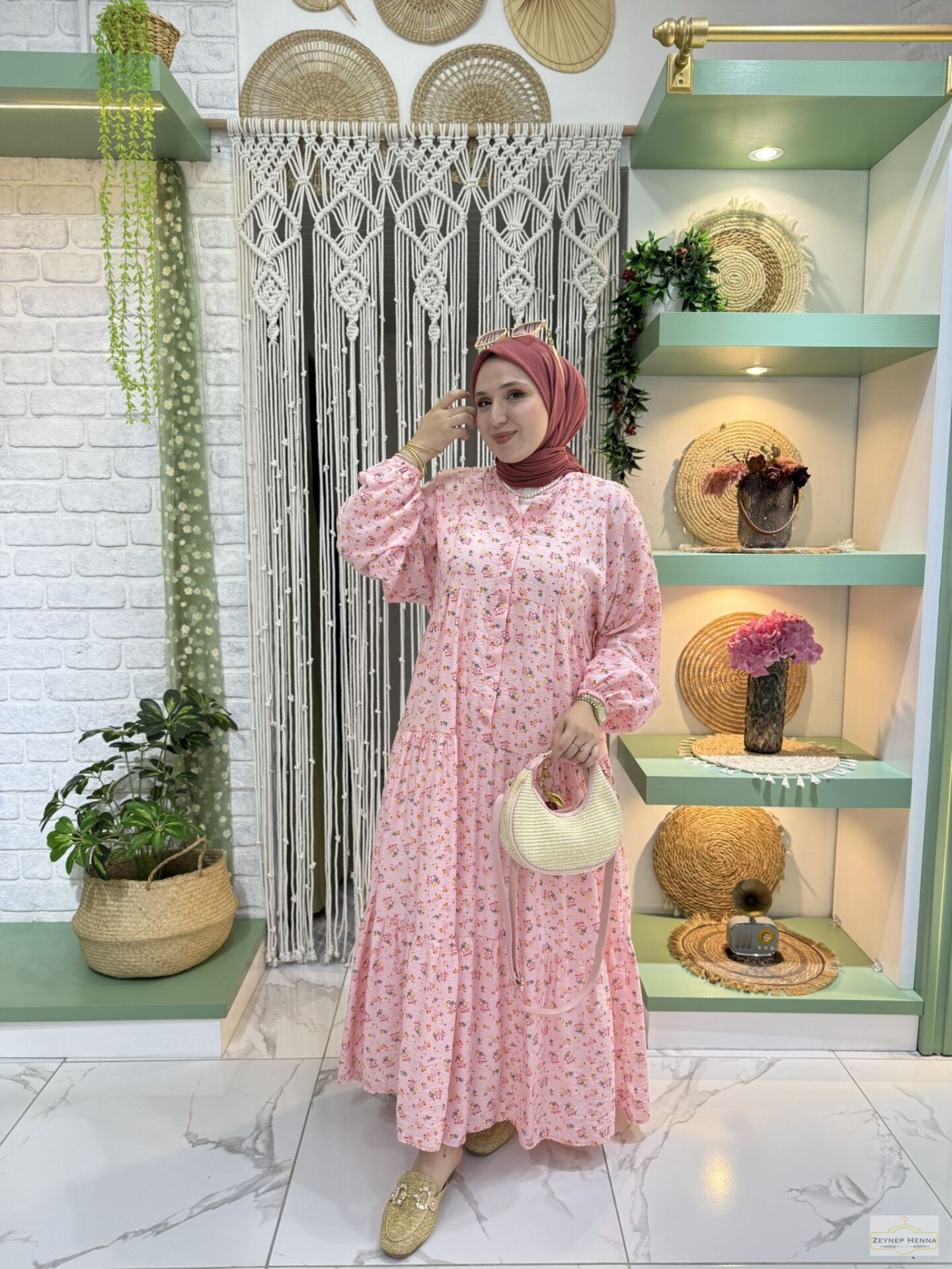 Çıtı Pıtı Şeker Pembe Elbise