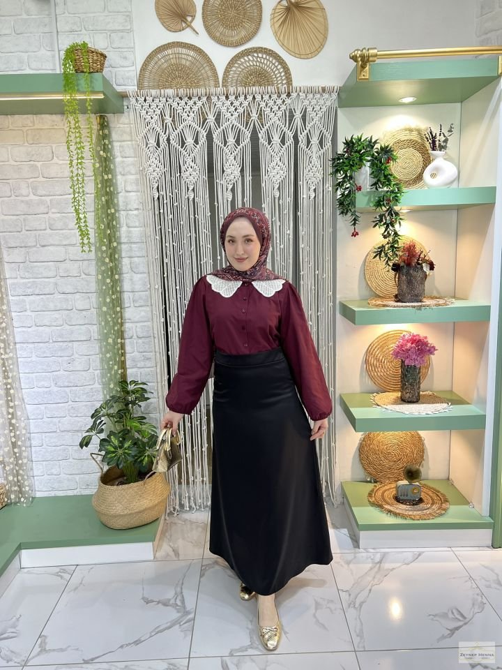 Siyah Saten Etek