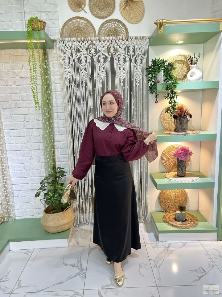 Siyah Saten Etek