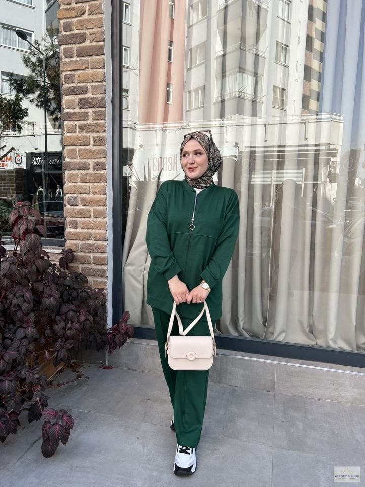 Blok Zümrüt Yeşili Takım