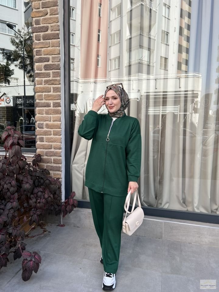 Blok Zümrüt Yeşili Takım