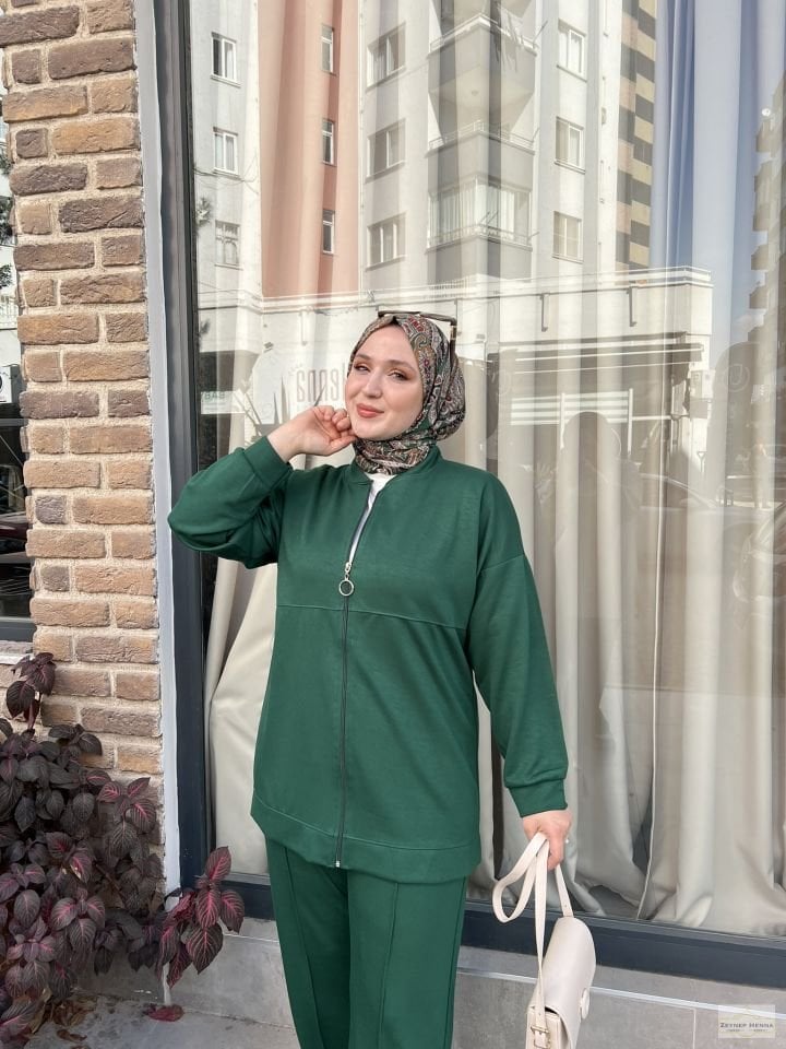 Blok Zümrüt Yeşili Takım