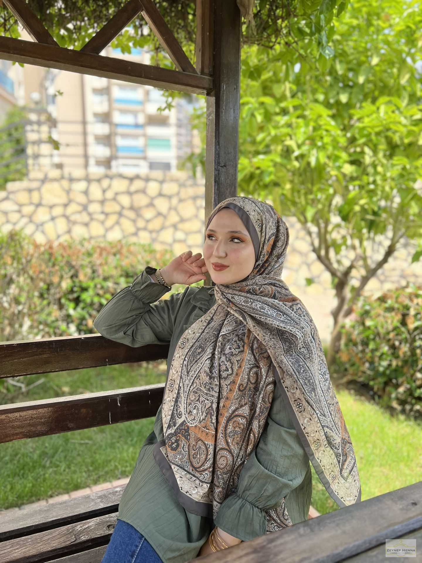Mahi Devran Haki Pamuk Şal