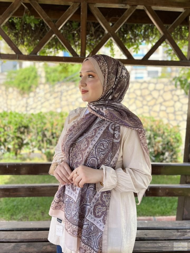 Mahi Devran Lila Pamuk Şal
