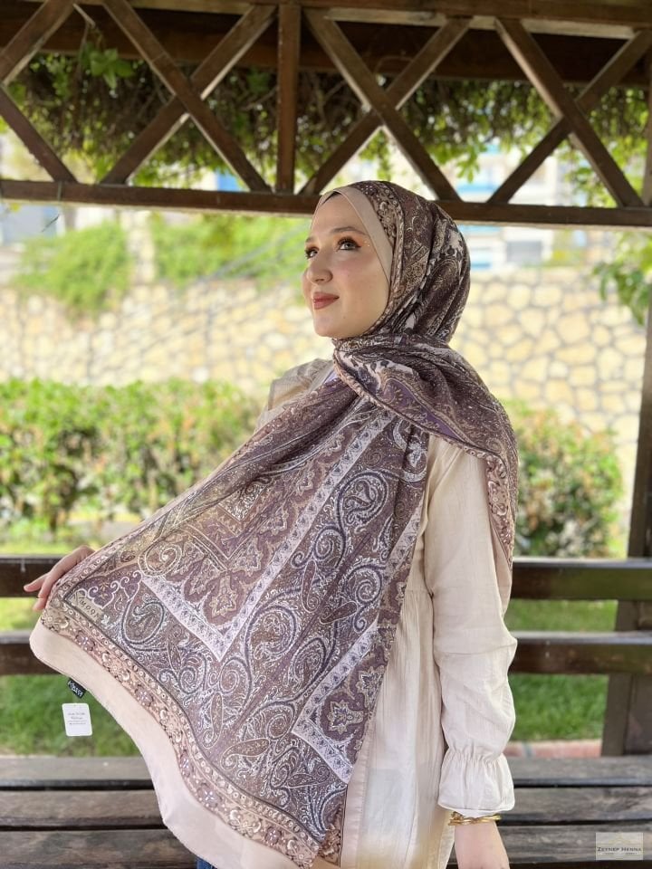 Mahi Devran Lila Pamuk Şal