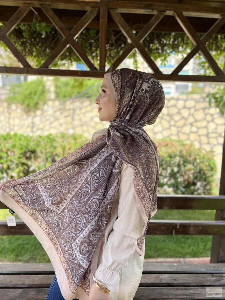 Mahi Devran Lila Pamuk Şal