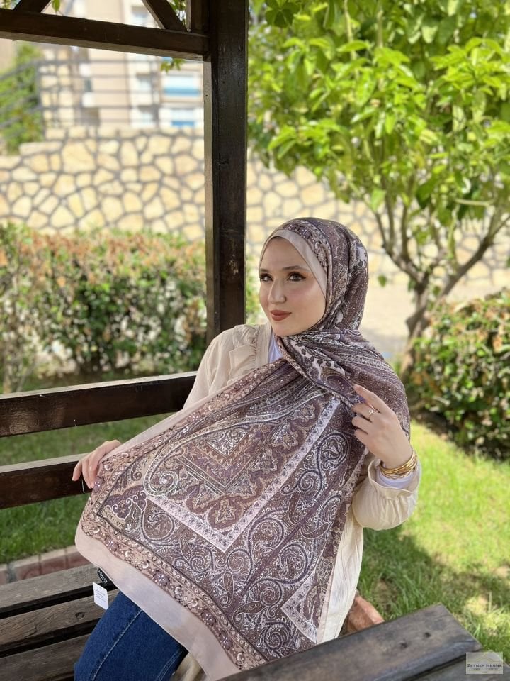 Mahi Devran Lila Pamuk Şal