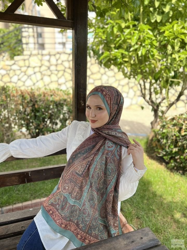 Mahi Devran Mint Pamuk Şal
