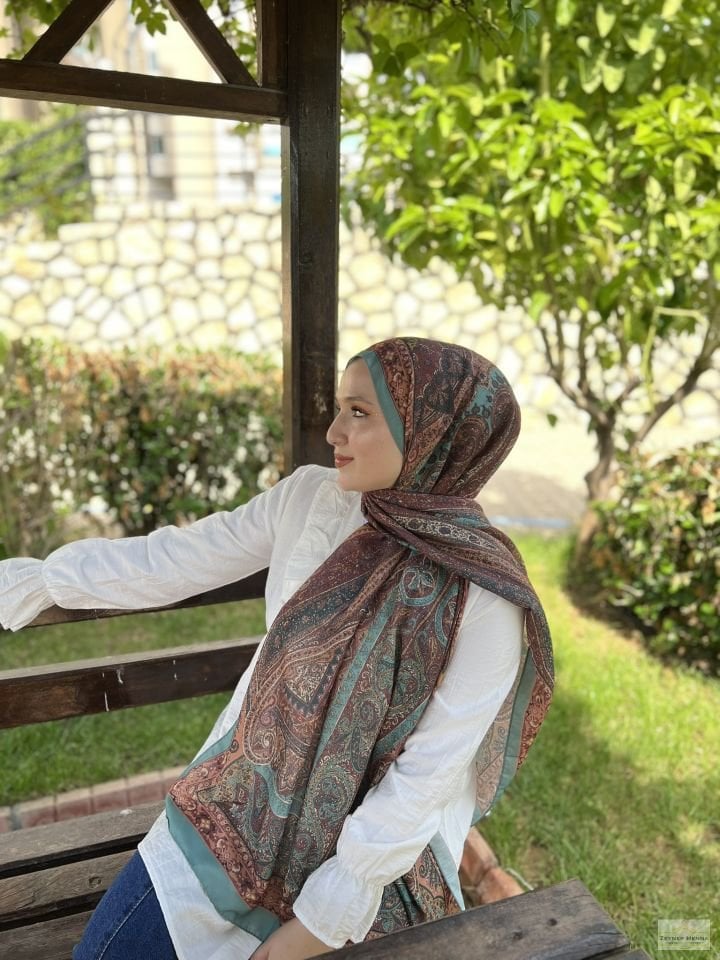 Mahi Devran Mint Pamuk Şal