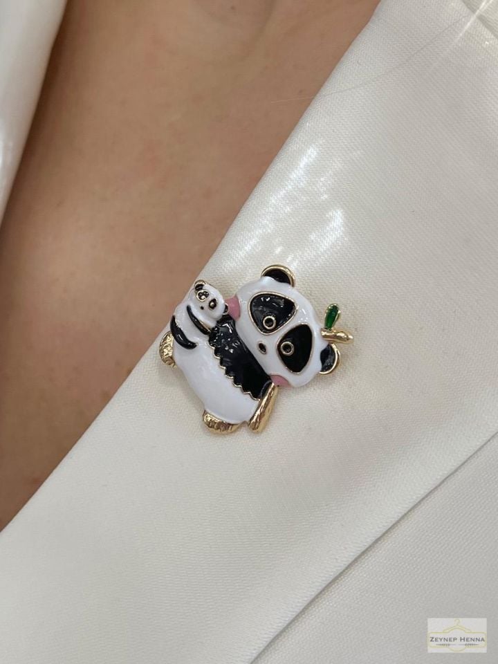 Panda Broş