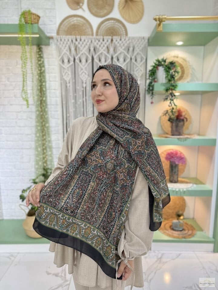 Mihra Desen Haki Pamuk Şal