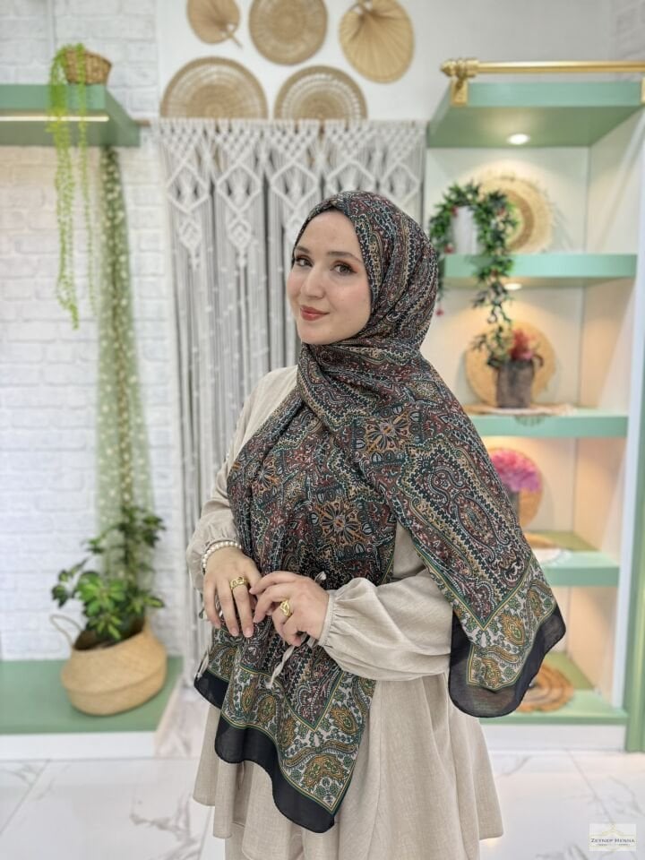 Mihra Desen Haki Pamuk Şal