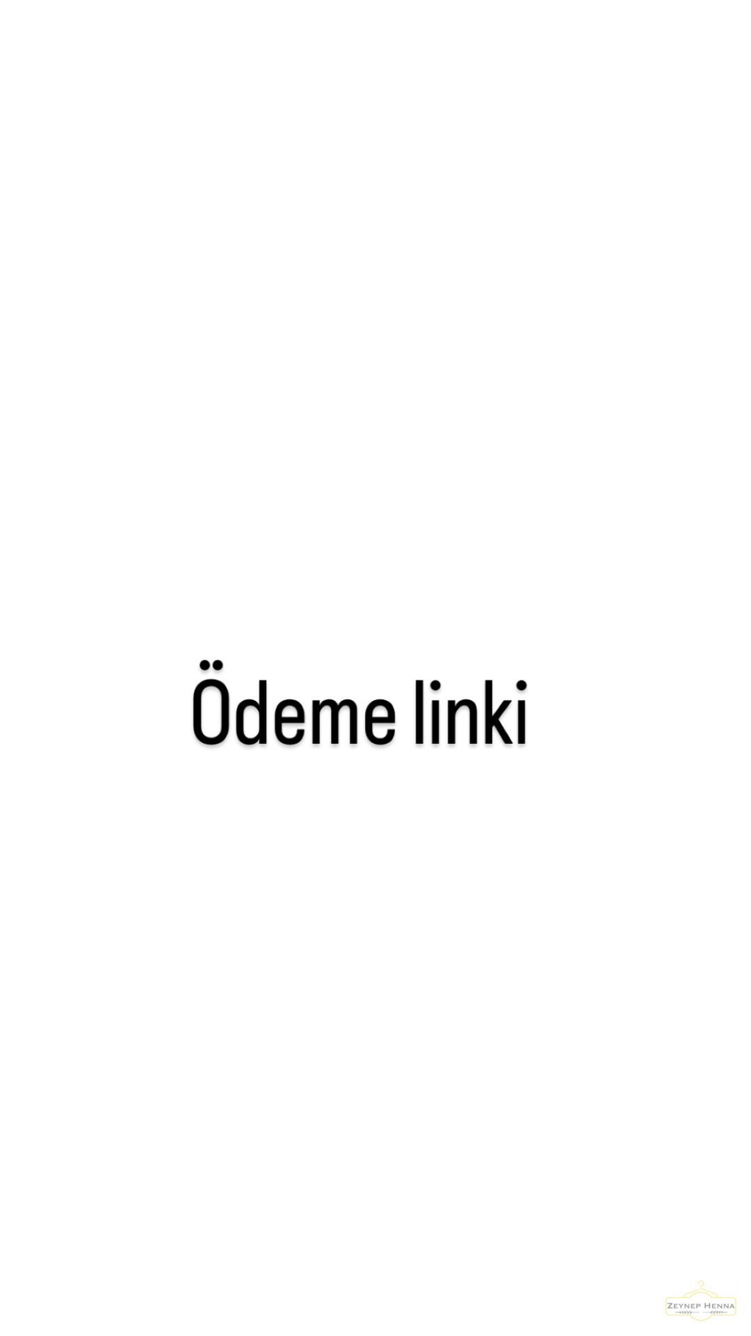 Ödeme linki