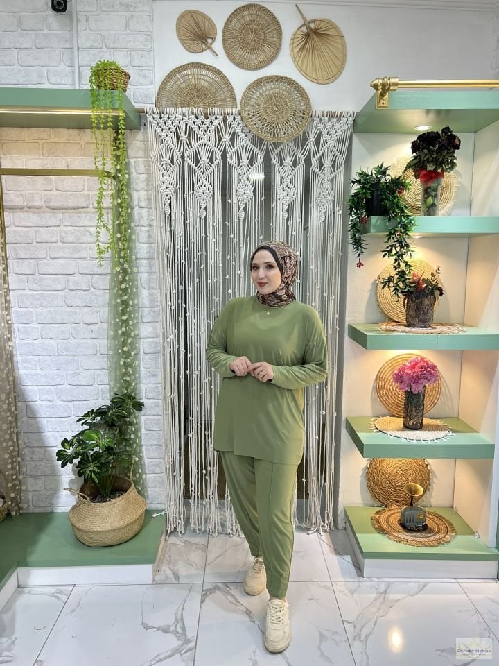 Basic Çağla Yeşili Takım