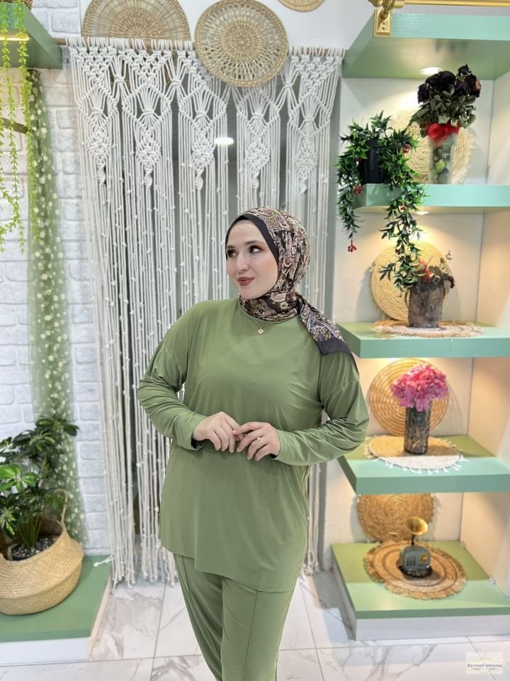 Basic Çağla Yeşili Takım