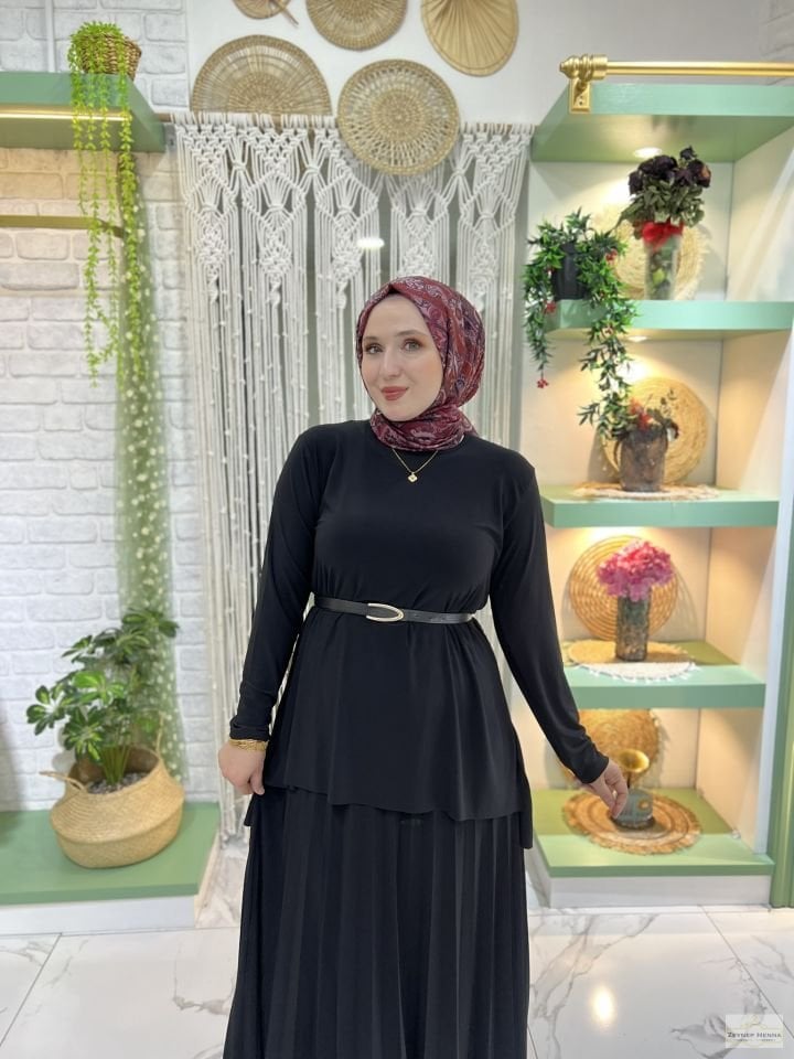 Basic Etekli Siyah Takım