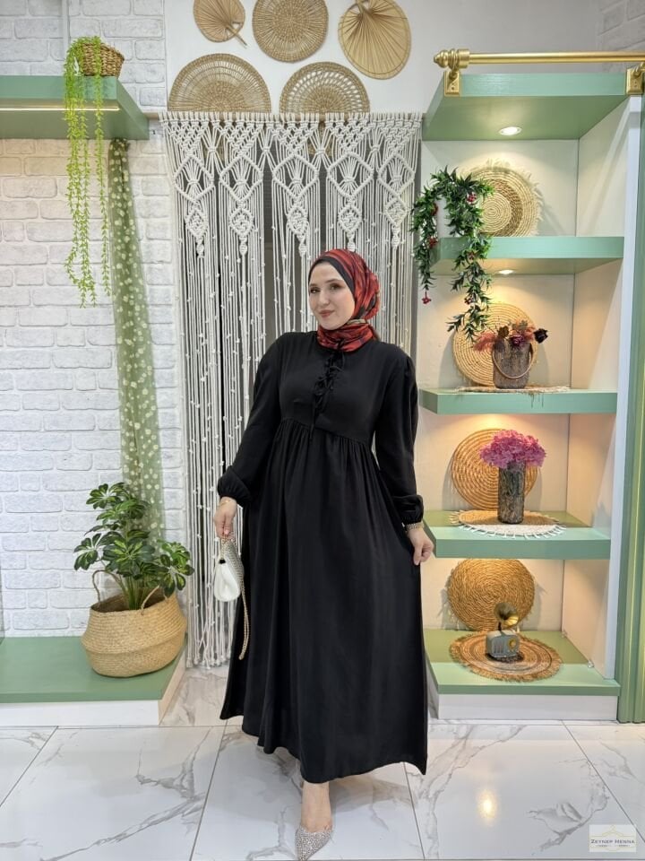 Mila Siyah Elbise
