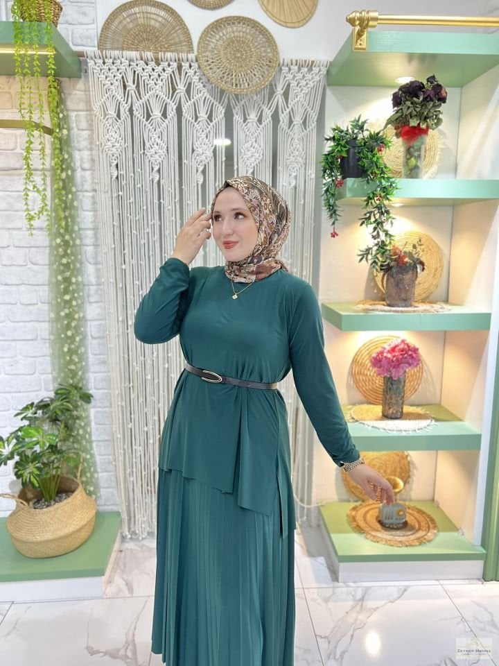 Basic Etekli Zümrüt Yeşil Takım
