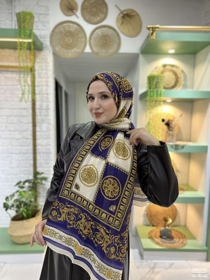 Şah Mor Pamuk Şal