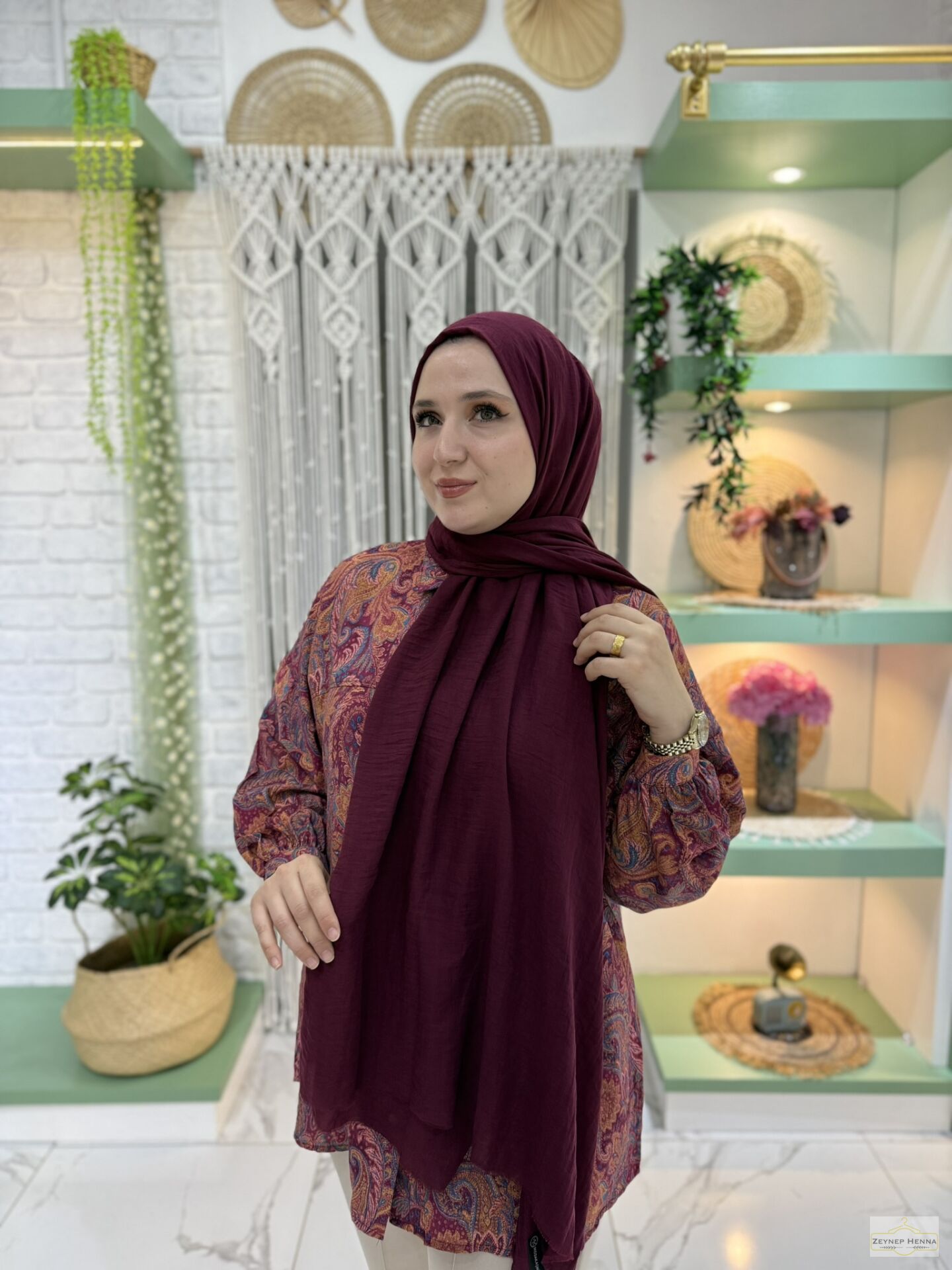 Aya Mürdüm Pamuk Şal