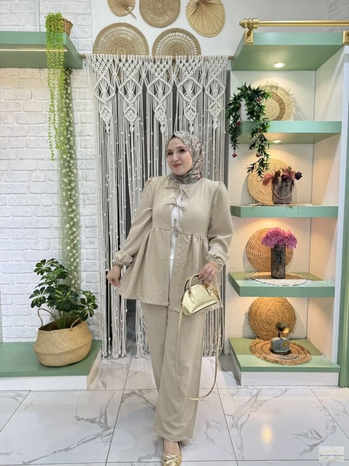 Sahra Taş Kimono Takım